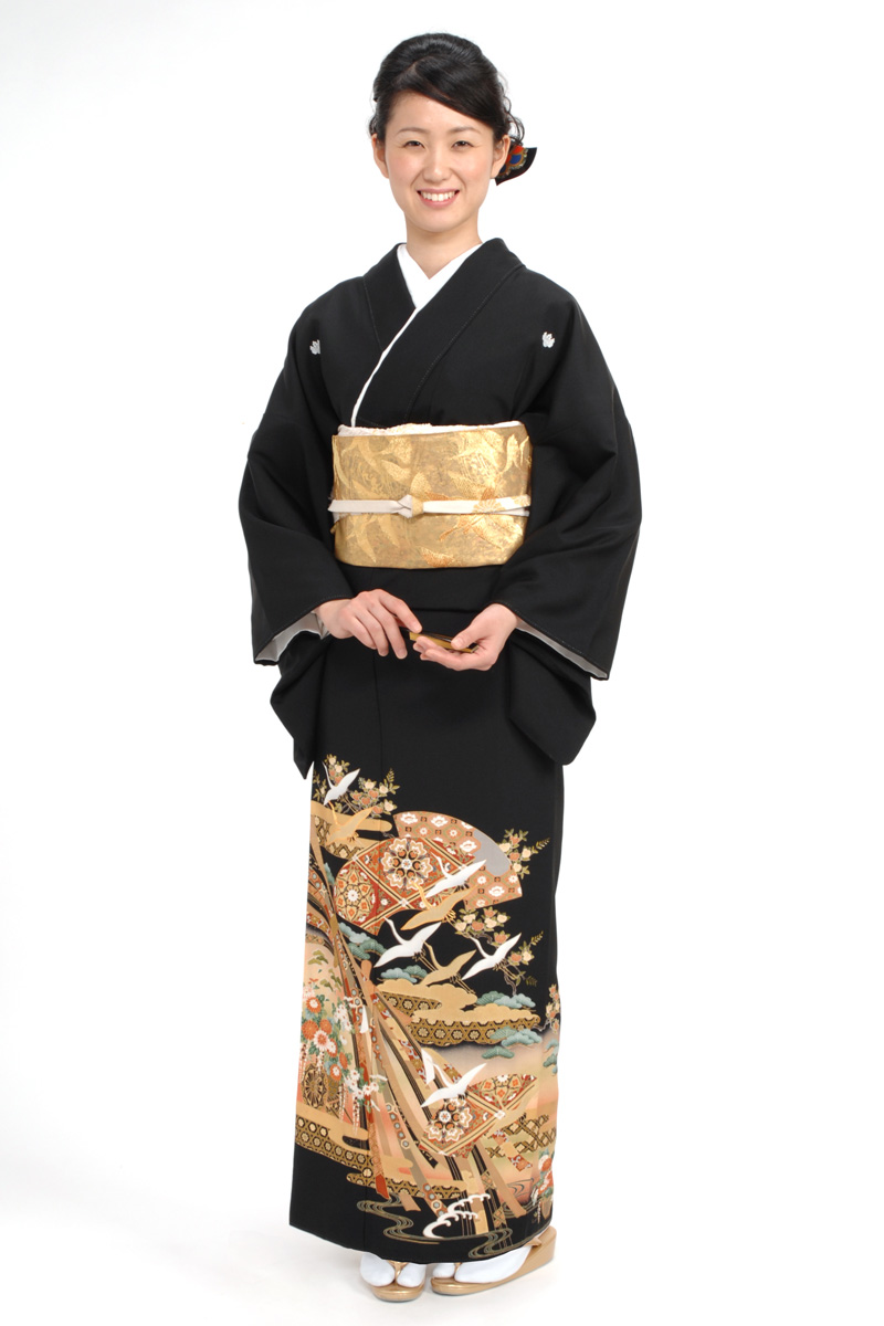 扇面と束ね熨斗の留袖389 | 留袖＆モーニング | 大阪本町