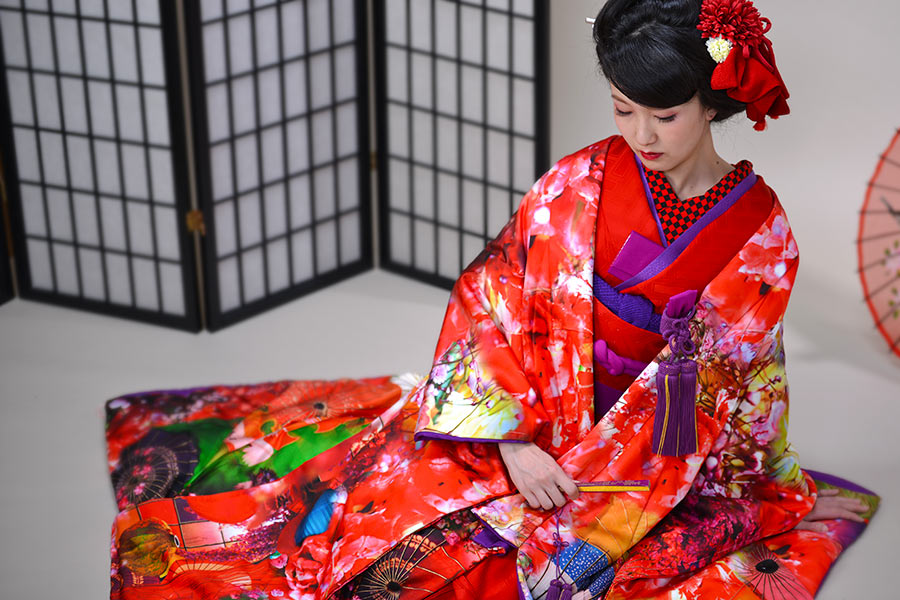 蜷川実花　色打掛イメージ