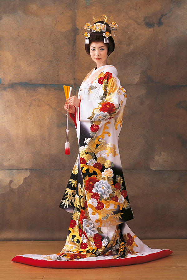 海賦文様色打掛