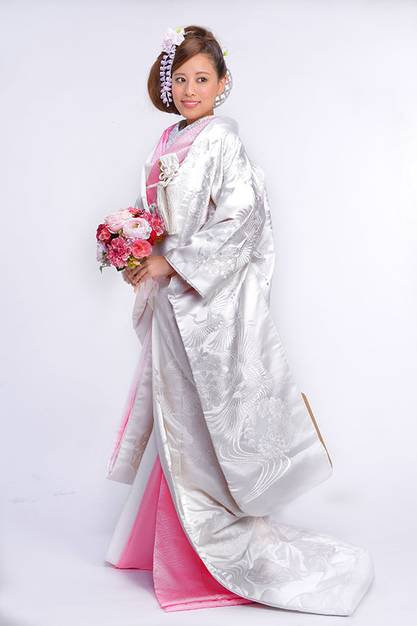 白無垢　掛下桃色