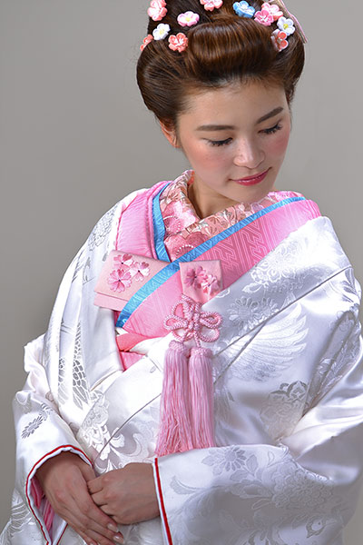 白無垢ピンク掛下