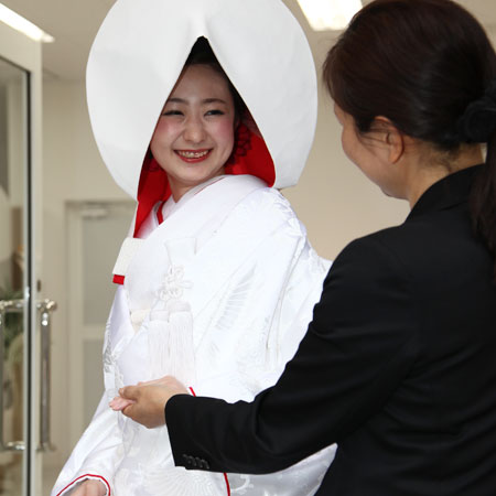 挙式会場へ移動