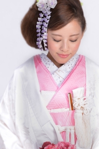 色打掛　貴重　生絹　パステルカラー　ピンク　花嫁　白無垢　和装 楽天市場】【レンタル】[高級正絹]色打掛レンタル 結婚式 和装